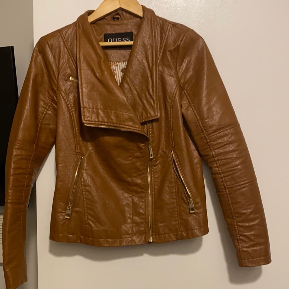 Faux Leather Guess jacket